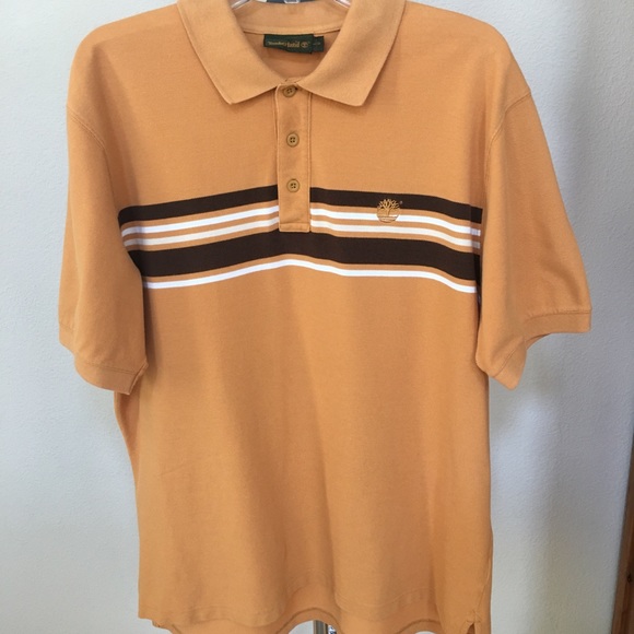 timberland striped polo